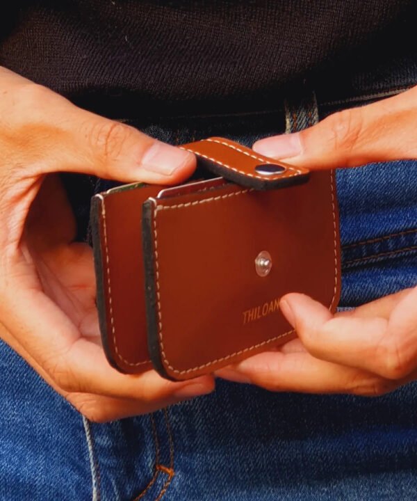 Porte-cartes en cuir
