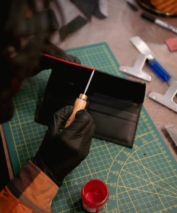 Portefeuille en cuir