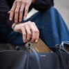 Porte-cartes en cuir
