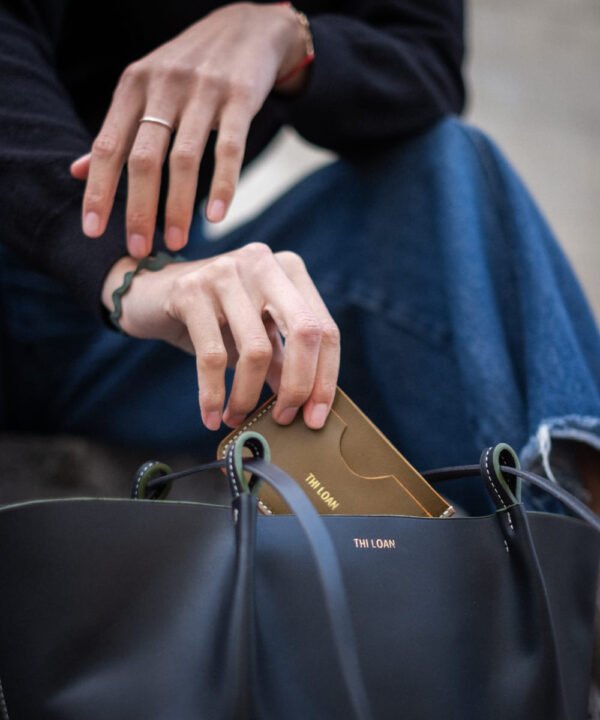 Porte-cartes en cuir