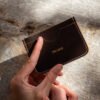 Porte-cartes en cuir