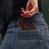 Porte-cartes en cuir